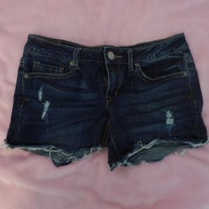 Dark Denim Shorts